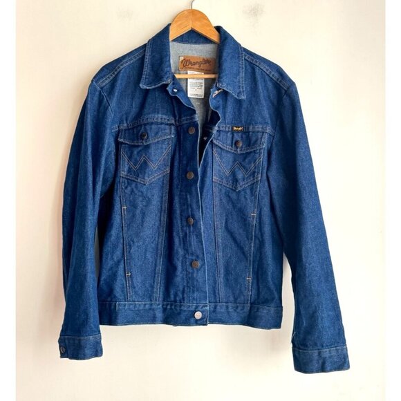 Wrangler Vintage True Blue Western Denim Jacket Men's M